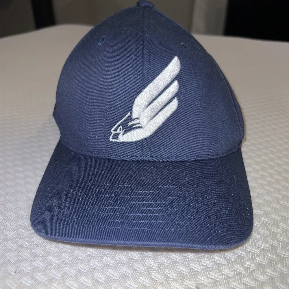 Colorado Eagles Hat‎ Cap Hockey Team Fitted S - M  Cap Blue White Flex Fit